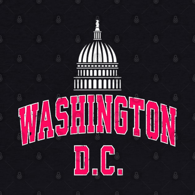 Washington District of Columbia DC Vintage Sports Design Nav by Palette Harbor